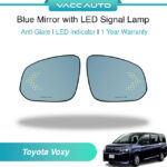 Toyota Voxy R80 3rd Gen Blue Mirror with LED Signal Lamp 1 Year Warranty VACC AUTO