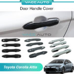Toyota Corolla Altis E210 Door Black Carbon Chrome