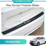 Perodua Axia B200 Rear Bonnet Protector Sticker Carbon
