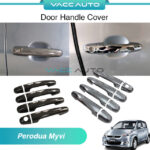 Perodua Myvi M300 2005-2011 Door Handle Cover Carbon Chrome