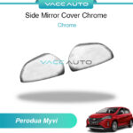 Perodua Myvi M800 Side Mirror Cover Chrome Stick Type