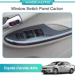 Toyota Corolla Altis E140 10th Window Switch Panel Carbon