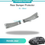 Honda Jazz 3rd GK Rear Bumper Protector IN Silver