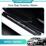 Toyota Alphard / Vellfire AH20 ANH20 Door Step Protector Sticker Carbon