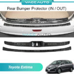 Toyota Estima ACR50 Rear Bumper Protector In Out