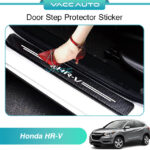 Honda HR-V HRV 1st RU Door Step Protector Sticker Carbon