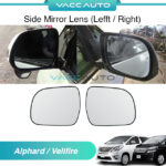Toyota Alphard / Vellfire AH20 ANH20 Side Mirror Rearview Lens Left Right