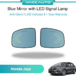 Honda Jazz 3rd GK Blue Mirror with LED Signal Lamp 1 Year Warranty VACC AUTO