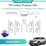 VACC AUTO Transparent TPU Interior Protector Film Scratch Resistant Protective Film For Honda CR-V RW 5th 2017 - 2023