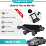 VACC AUTO Car Phone Holder Mount Bracket 360 Rotating GPS Navigation For Honda Accord 8th Gen TAO 2007-2012 Car Acc