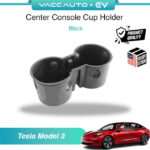 VACC AUTO Center Console Rubber Water Cup Holder Insert For Tesla Model 3 2017-2023 Car Accessories