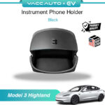 VACC AUTO Dashboard Mobile Phone Holder Instrument Steering Wheel Storage For Tesla Model 3 Highland 2024 Car Accessorie
