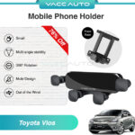 VACC AUTO Car Phone Holder Mount Bracket 360 Rotating GPS Navigation For Toyota Vios XP150 NCP150 2013-2019 Car Accessor