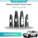 Toyota Fortuner AN50 AN60 Window Switch Panel Cover Carbon
