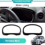 Perodua Myvi 1st M300 Meter Lining Cover Carbon Black