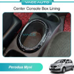 Perodua Myvi 2nd M600 Center Console Box Lining Carbon