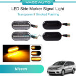 Nissan Dynamic LED Blinker Side Marker Turn Signal Lights Lamp For Fairlady Navara Versa (2001 - 2019)
