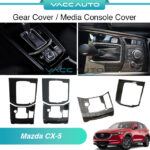 Mazda CX-5 CX5 2nd KF Gear Cover / Media Console Cover Carbon Black