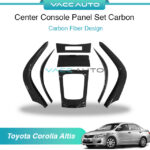 Toyota Corolla Altis E140 10th Center Console Panel Set Carbon