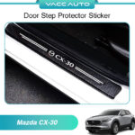 Mazda CX30 CX-30 DM Door Step Protector Sticker Carbon