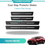 Toyota Harrier XU80 ZSU80 2021-2024 Door Step Protector Sticker Carbon