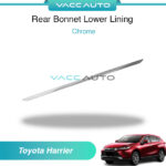 Toyota Harrier Xu80 4th Gen 2020-2024 Rear Bonnet Lower Chrome Lining