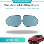 Toyota Vios AC100 2023-Current Blue Mirror with LED Signal Lamp 1 Year Warranty VACC AUTO
