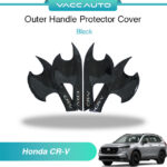Honda CR-V CRV RS 2023 2024 Outer Black Handle Door Bowl Cup Cover Protector Trim 6th Gen 2023 2024 Vacc Auto