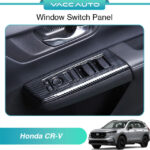 Honda CR-V CRV RS 2023 2024 Interior Decoration Window Switch Panel Side Armrest Carbon Vacc Auto Car Accessories