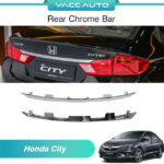 Honda City GM6 T9A 6th Rear Chrome Bar City (2014-2019) Vacc Auto Car Accessories