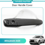 Mitsuibishi ASX 2013-2022 Door Handle Cover Trim Carbon Fiber Pattern Mitsuibishi ASX Car Accessories