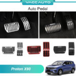 Proton X90 Auto Pedal Pedal Aluminum Steel Gas Accelerator Brake Silver Black Red