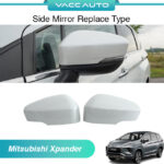 Mitsubishi Xpander NC 2020-2024 Side Mirror Style Cover Rearview Side Mirror Trim Replace Type White Left Right Vaccauto