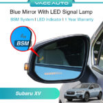 Subaru Crosstrek XV GT 2019-2024 Blue Mirror with LED Signal Lamp BSM System 1 Year Warranty VACC AUTO
