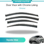 Toyota Vios NCP150 Door Visor with Steel Lining
