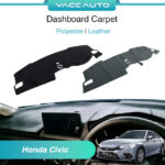 Honda Civic FE FL 11th Gen 2022-Current Dashboard Carpet Dash Mat Polyester Leather