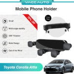 VACC AUTO Car Phone Holder Mount Bracket 360 Rotating GPS Navigation For Toyota Corolla Altis E210 2021-2025 Car Accessories