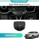 Honda CRV RW Gear Knob Carbon Cover Head Cover Trim Handle Control Knob Lid CRV 2017 - 2022 G5 5th RW1 Vacc Accessories