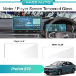 Proton S70 2023 2024 Meter Protector Screen Player - Tempered Glass Screen Protector Firm Car Auto Accessories Vacc Auto