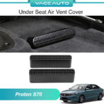 Proton S70 Heat Floor Air Conditioner Dust Vent Outlet Cover Under Seat Aircond Vent Black Cover 2024 - Current Vacc Auto Car Accessories