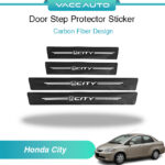 Honda City GD GE ZX 4th 2003-2007 Gen Door Step Protector Sticker Carbon