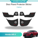 Honda HRV 2022-2025 Door Panel Protector Sticker Carbon Fiber Design Protector Sticker Door Trim For HRV Vacc Auto