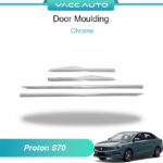 Proton S70 Car Door Moulding Lining Trim Chrome Body Door Side Molding Protector Stainless Steel (2023 - 2025) VaccAuto Accessories