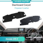 Honda CR-V CRV RS 2023 - 2025 Dashboard Carpet Polyester Leather Non-Slip Dash Mat Sun Shade Vacc Auto Car Accessories