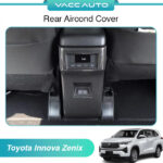 Toyota Innova Zenix AG10 2023-2025 Rear Aircond Control Protector Cover Carbon Fiber Design Vacc Accessories