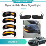 Mazda 3 BL Dynamic LED Turn Signal Light Side Mirror Lamp Indicator 2008 - 2014 Vaccauto Car Replacement Part