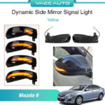 Mazda 6 GH Dynamic LED Turn Signal Light Side Mirror Lamp Indicator 2007 - 2015 Vaccauto Car Replacement Part