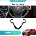 Proton X70 Carbon Fiber Steering Wheel Lining Cover Fit For X70 (2018-2023) Vaccauto Car Accesories