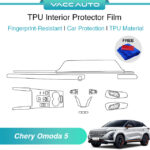 VACC AUTO Transparent TPU Interior Protector Film Scratch Resistant Protective Film For Chery Omoda 5 C5 2022-2026 Acces