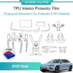 VACC AUTO Transparent TPU Interior Protector Film Scratch Resistant Protective Film For BYD Seal MK1 2022-2026 Accessori